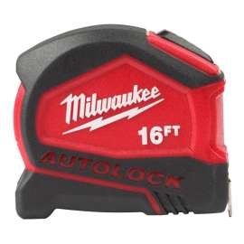 Milwaukee 48-22-6816 Tape Measure, 16 ft L Blade