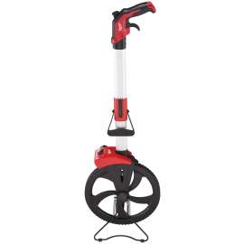 Milwaukee 48-22-5012 Measuring Wheel, 9999 ft, 12 in Wheel, Aluminum, Black/Red