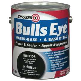 Zinsser 254067 Primer Sealer, Flat, White, 3.78 L