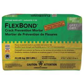 CUSTOM CFB50 Thin-Set Mortar, Gray, Powder, 50 lb Bag