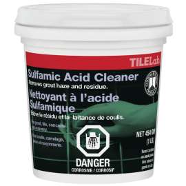 CUSTOM TileLab CTLSAC1 Sulfamic Acid Cleaner, 1 gal Container, Crystal