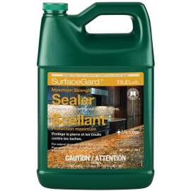 Jamo TileLab SurfaceGard Series CTLSGS1-2 Penetrating Sealer, Clear, Liquid, 1 gal, Bottle