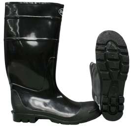 BOSS 2KP2001 12 Knee Boots, 12, Black, PVC Upper