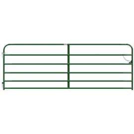 Behlen Country 40130122 Utility Gate, 144 in W Gate, 50 in H Gate, 20 ga Frame Tube/Channel, Green