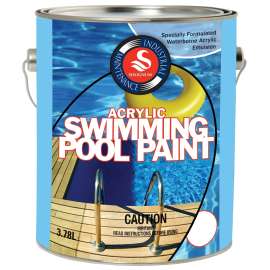 UCP Paints E9646-4-BR Latex Swimming Pool Paint, White