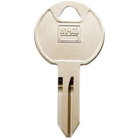 HY-KO 11010TM13 Key Blank, Brass, Nickel, For: Trimark Cabinet, House Locks and Padlocks