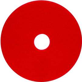 North American Paper 424514 Buff Pad, Red