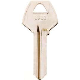 HY-KO 11010CO91 Key Blank, Brass, Nickel, For: Corbin Russwin Cabinet, House Locks and Padlocks