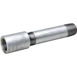 B & K 563-540HN Pipe Nipple, 1/2 in, Threaded, Steel, 150 psi Pressure, 4 in L