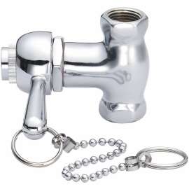 B & K 126-006LT Shower Valve with Pull Chain, 1/2 in Connection, Brass Body, Chrome