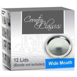 Gossi CCCL-012-WM Canning Jar Lid, Steel, Silver Cap/Lid