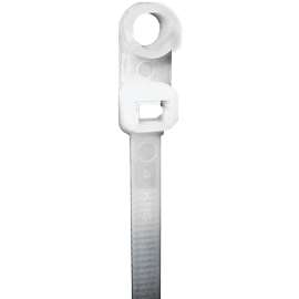 Tradeselect CTH87P10 Mounting Head Tie, 2.05 in Max Bundle Dia, Nylon, Natural
