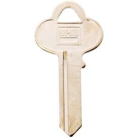 HY-KO 11010CO3 Key Blank, Brass, Nickel, For: Corbin Russwin Cabinet, House Locks and Padlocks