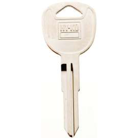 HY-KO 11010KK1 Automotive Key Blank, Brass, Nickel, For: Kia Vehicle Locks