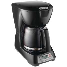 Proctor Silex 43672 Programmable Coffee Maker, 12 Cups Capacity, 120 V, 900 W, Black