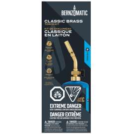 BernzOmatic UL100 CAN Torch Kit, Brass