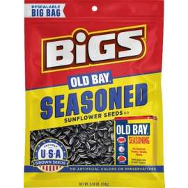 BIGS Old Bay Series 574361 Sunflower Seeds, 5.35 oz Bag