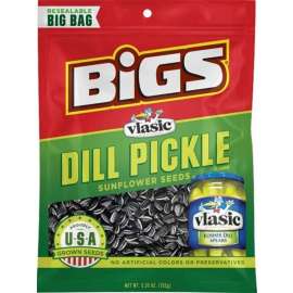 BIGS Vlasic Series 55002 Sunflower Seed, Dill Pickle Flavor, 5.35 oz
