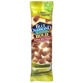 Blue Diamond BOLD Series 714322 Almonds, Spicy Dill Pickle Flavor, 1.5 oz Tube