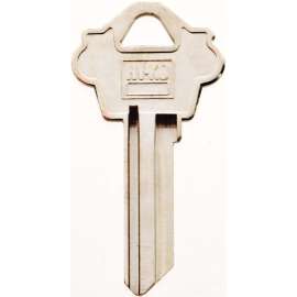 HY-KO 11010WK2 Key Blank, Brass, Nickel, For: Weslock House Locks and Padlocks