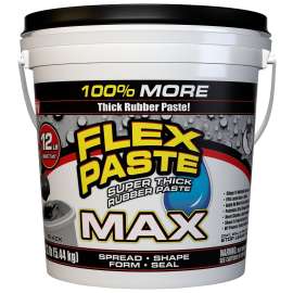 FLEX PASTE PFSMAXBLK01 All-Purpose Joint Compound, Black, 12 lb, Tub