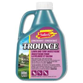 Safer Trounce 21-2402CAN Lawn and Turf Insecticide, Liquid, Spray Application, 500 mL Can