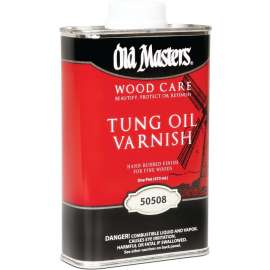 Old Masters 50508 Tung Oil Varnish, Liquid, 1 pt, Can