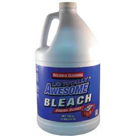 LA's TOTALLY AWESOME 339 Bleach, 128 oz Bottle, Liquid, Fresh Floral