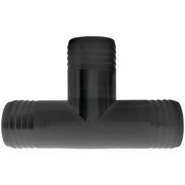 GREEN LEAF T12P Hose Adapter Tee, Polypropylene, Black