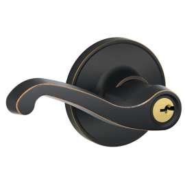 Schlage LaSalle Series J54 LAS 716 Entry Lever, Brass, Aged Bronze