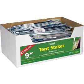 COGHLAN'S 9810 Tent Stake, 9 in L, Steel