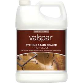 Valspar 024.0082079.007 Etching Stain Sealer, High-Gloss, Liquid, 1 gal