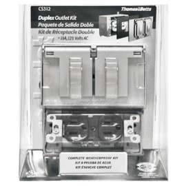 Red Dot S312WHE Outlet Box, 1 -Gang, White
