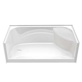Maax 148040-000-002295 Shower Seat, White Seat