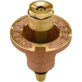 Orbit 54070 Sprinkler Head with Nozzle, 1/2 in Connection, FNPT, 12 ft, Brass