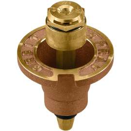 Orbit 54072 Sprinkler Head with Nozzle, 1/2 in Connection, FNPT, 15 ft, Brass