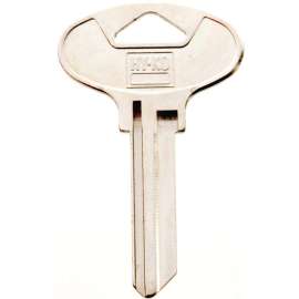 HY-KO 11010KW5 Key Blank, Brass, Nickel, For: Kwikset Cabinet, House Locks and Padlocks