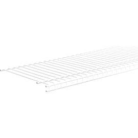 ClosetMaid SuperSlide 4714 Wire Shelf, 40 lb, 1-Level, 12 in L, 48 in W, Steel, White
