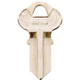 HY-KO 11010CG1 Key Blank, Brass, Nickel, For: Chicago Cabinet, House Locks and Padlocks