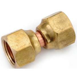 Anderson Metals 754070-06 Adapter, 3/8 in, Female Flare, Brass