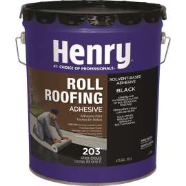 Henry HE203071 Roof and Lap Adhesive, Liquid, 5 gal