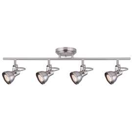CANARM POLO Series IT622A04BN10 Track Light, 4-Lamp, Ceiling, Wall Mounting