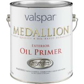 Valspar Medallion 027.0000183.007 Exterior Primer, White, 1 gal, Pail
