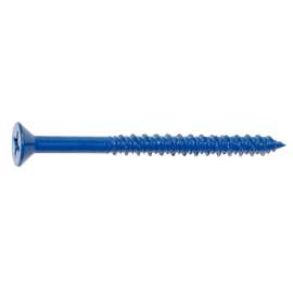 MIDWEST FASTENER 10544 Masonry Screw, 1/4 in Dia, 3-1/4 in L, Steel