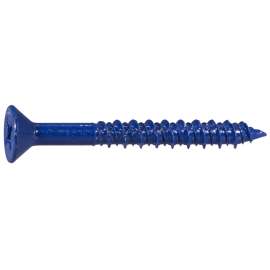 MIDWEST FASTENER 10542 Masonry Screw, 1/4 in Dia, 2-1/4 in L, Steel