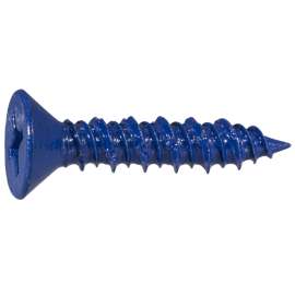 MIDWEST FASTENER 10540 Masonry Screw, 1/4 in Dia, 1-1/4 in L, Steel