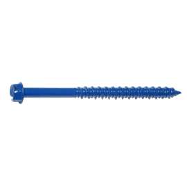 MIDWEST FASTENER 10534 Masonry Screw, 1/4 in Dia, 3-1/4 in L, Steel