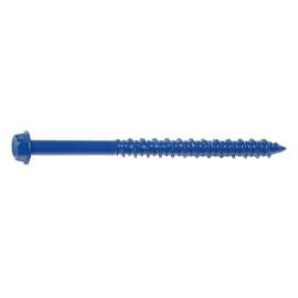 MIDWEST FASTENER 10528 Masonry Screw, 3/16 in Dia, 2-3/4 in L, Steel, Zinc