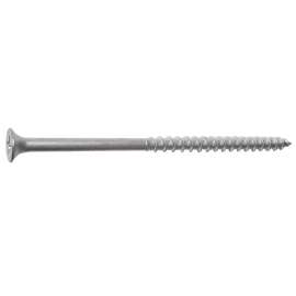 MIDWEST FASTENER 08164 Deck Screw, 10-8 Thread, 4 in L, Coarse Thread, Bugle Head, Phillips Drive, Steel, Dacrotized