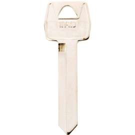 HY-KO 11010H54 Key Blank, Brass, Nickel, For: Ford Vehicle Locks